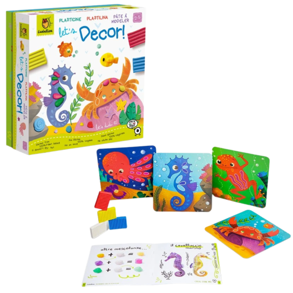 Obrázek Ludattica - Kreativní sada s plastelínou, Zvířátka - Decor - řada CREA DUDU